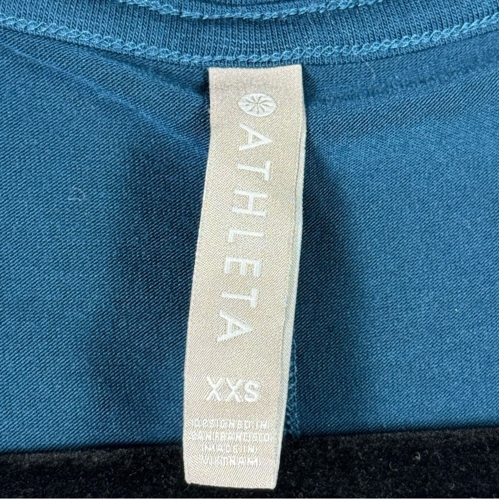 Athleta Teal Sleeveless Women's Top Size XXS - Picture 3 of 5